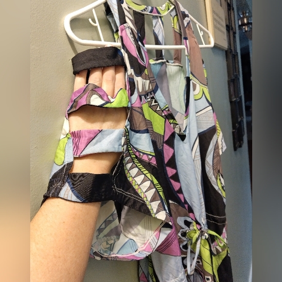 Pilyq Multicolor Abstract Swim Coverup - Picture 4 of 7